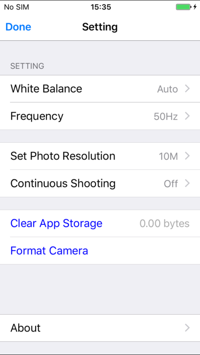 App screenshot