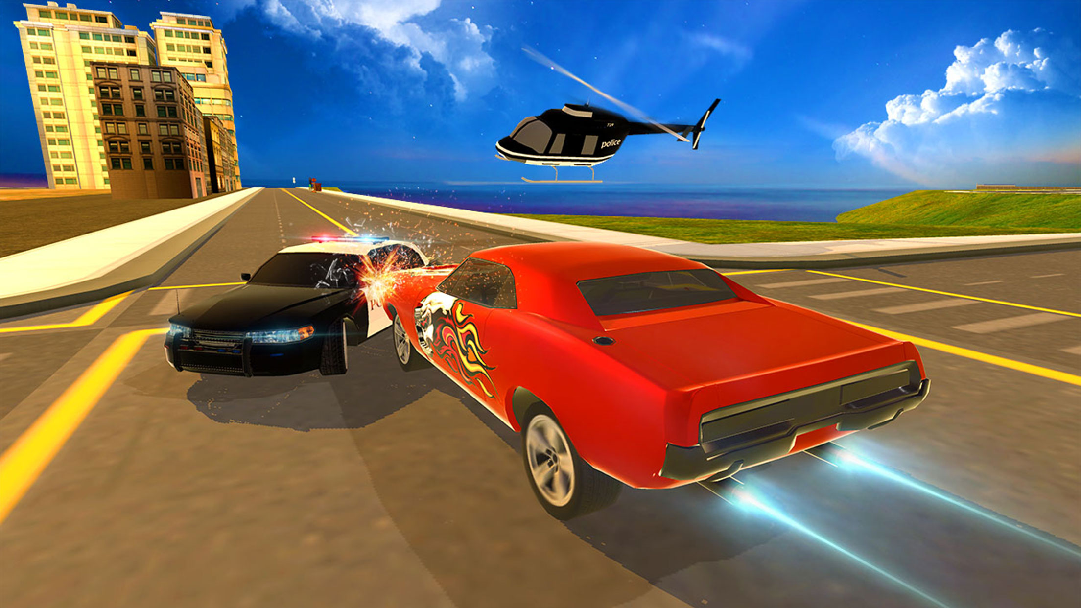 Crazy Driver Escape Sim