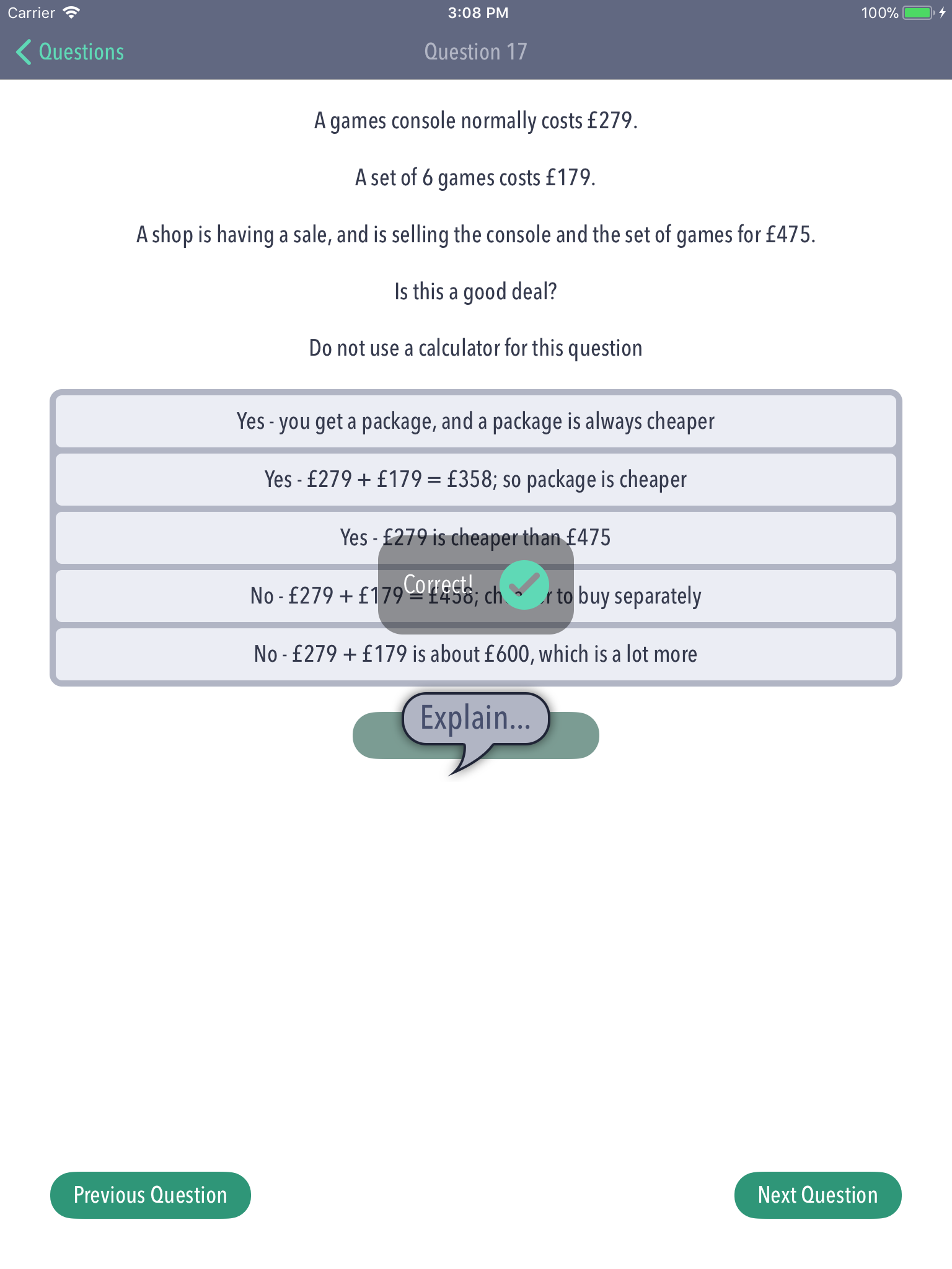 WTMaths GCSE Maths Revision screenshot 7