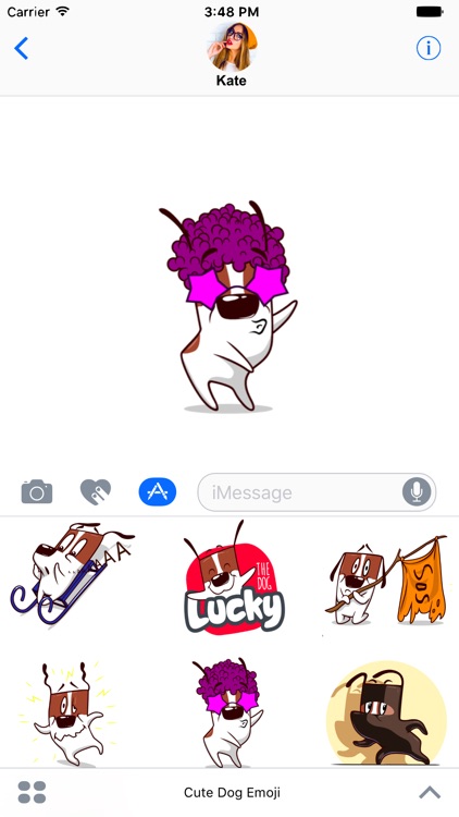 Cute Dog Emoji