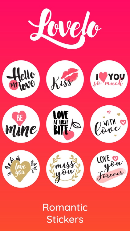 Love Chat Romantic Stickers