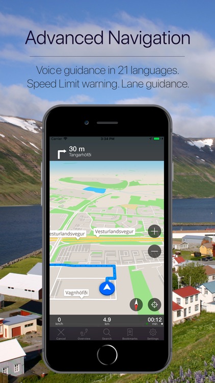 Iceland Offline Navigation screenshot-3