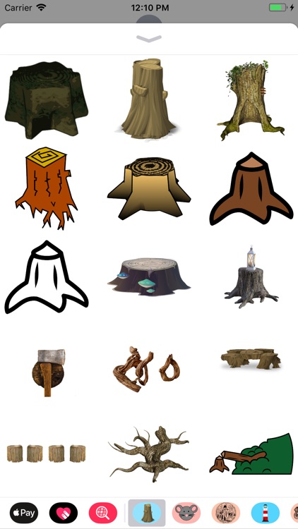 Tree Stump Stickers