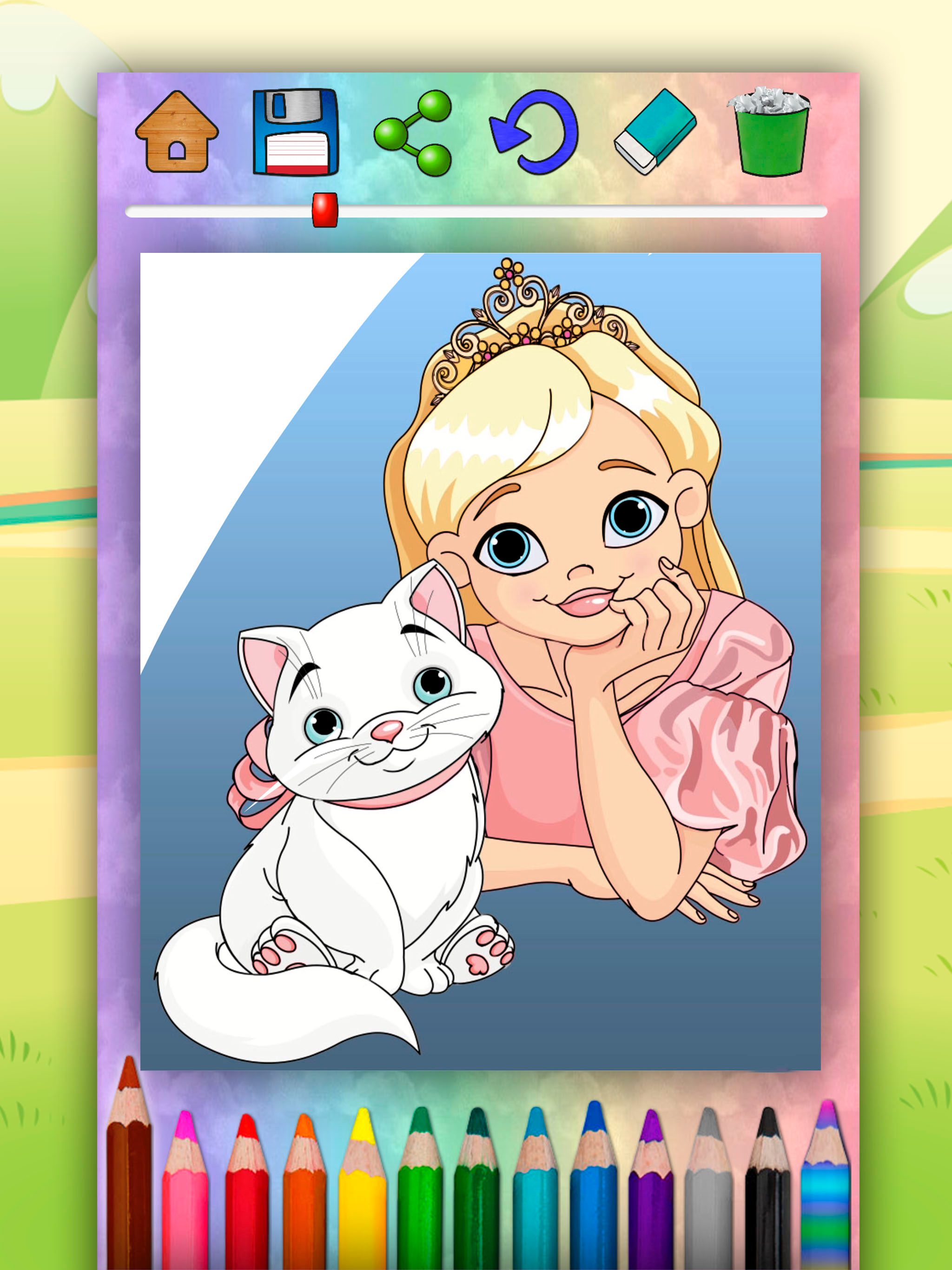 Magic Princess - Coloring Book screenshot 10
