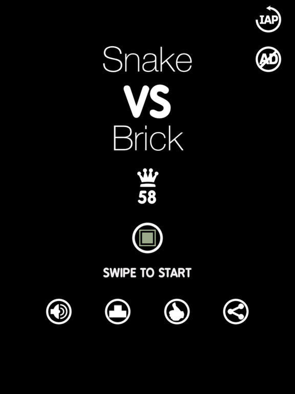 Snake VS Brick iPad screenshot
