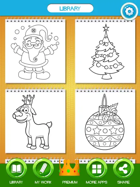 Christmas Coloring Pages Book