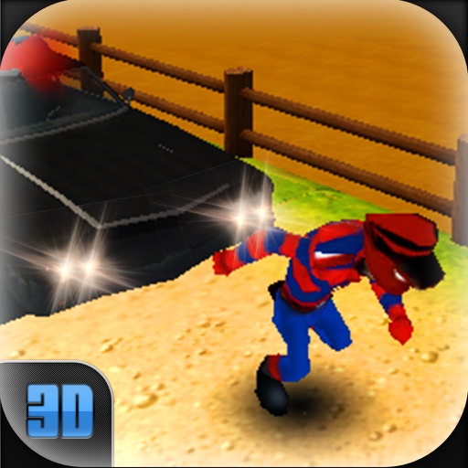 Spider Super Hero Police Escape : Action Man Icon