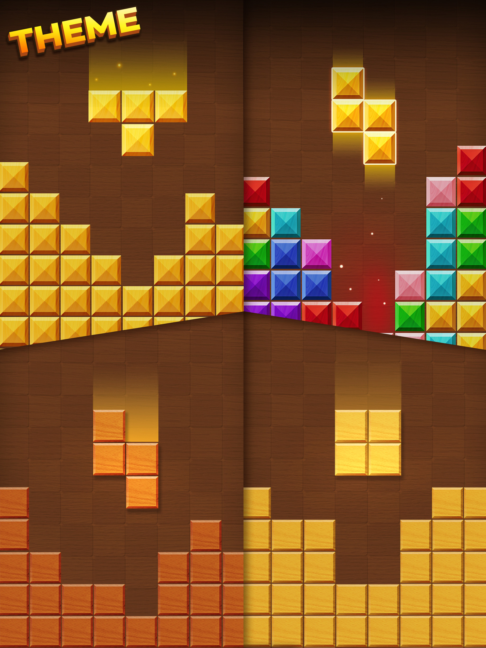 Wood Puzzle - Block Pop