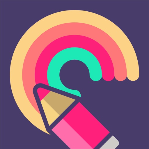 Colormania: coloring book for adults antistress icon