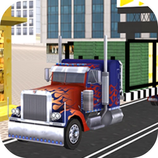 Logging Truck Driving