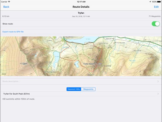 Screenshot #6 pour Snowdonia Maps Offline