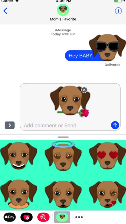 Chocolate Labrador Emoji