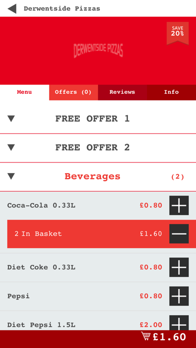 Screenshot #3 pour Derwentside Pizzas DH8