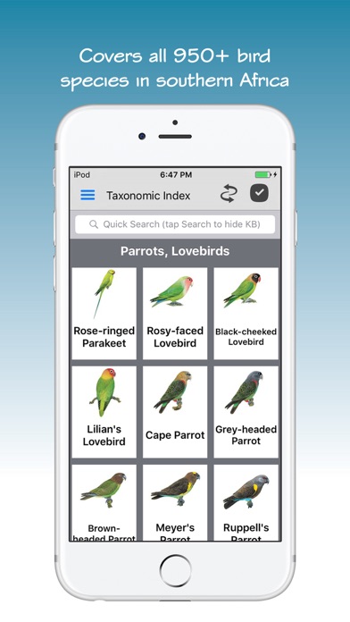 Sasol eBirds of Southern Africa Screenshot 1