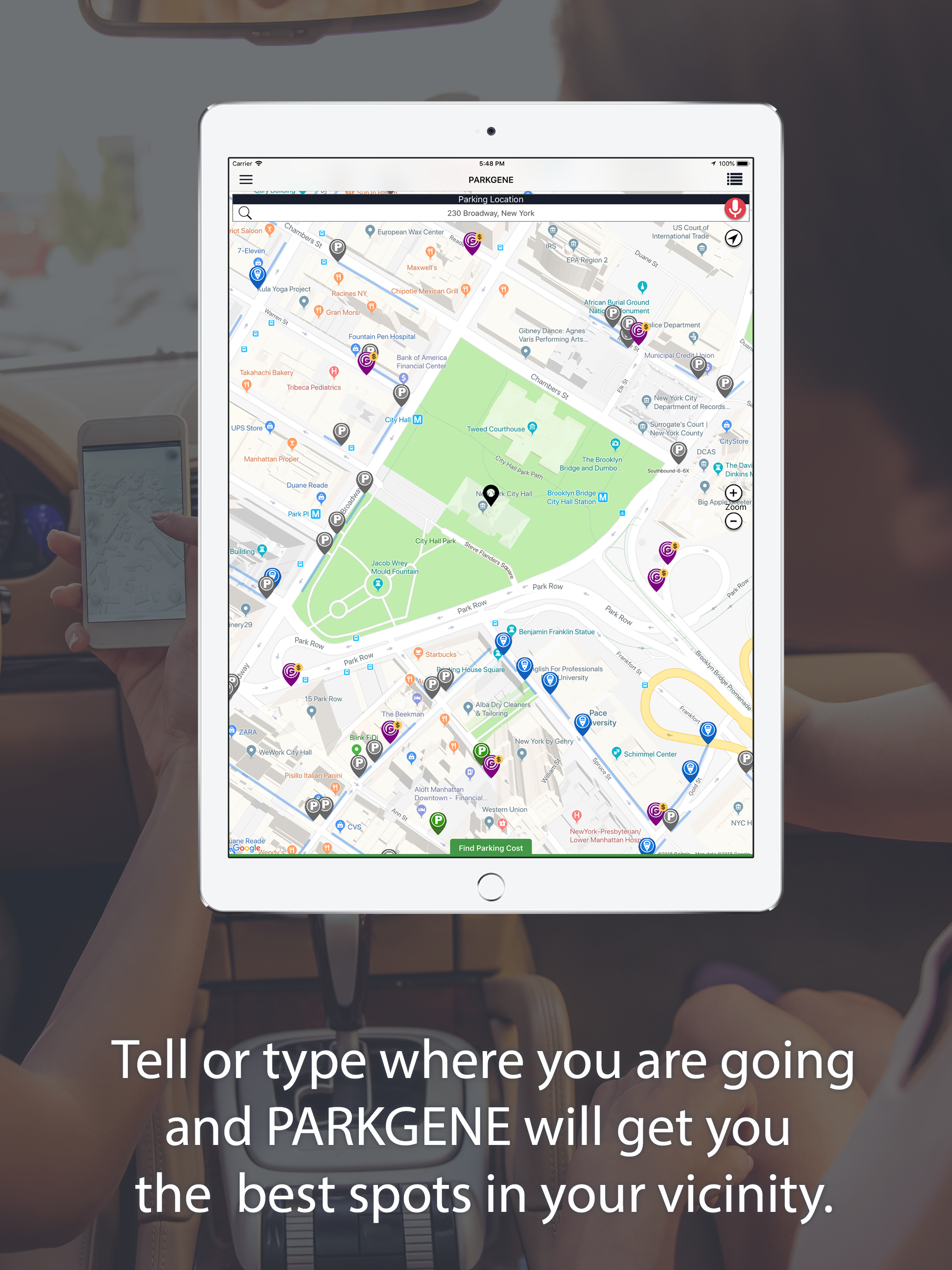 PARKGENE - Parking App