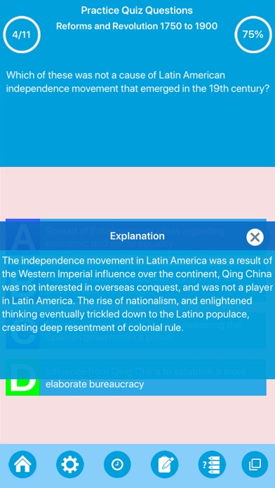 AP World History Quiz screenshot 4