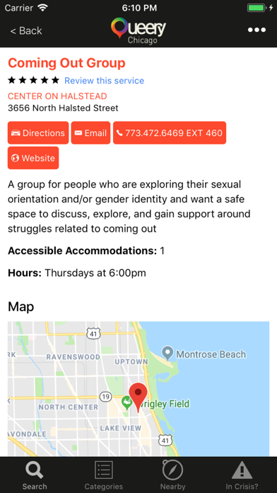 Queery: Find LGBTQ Services screenshot 4