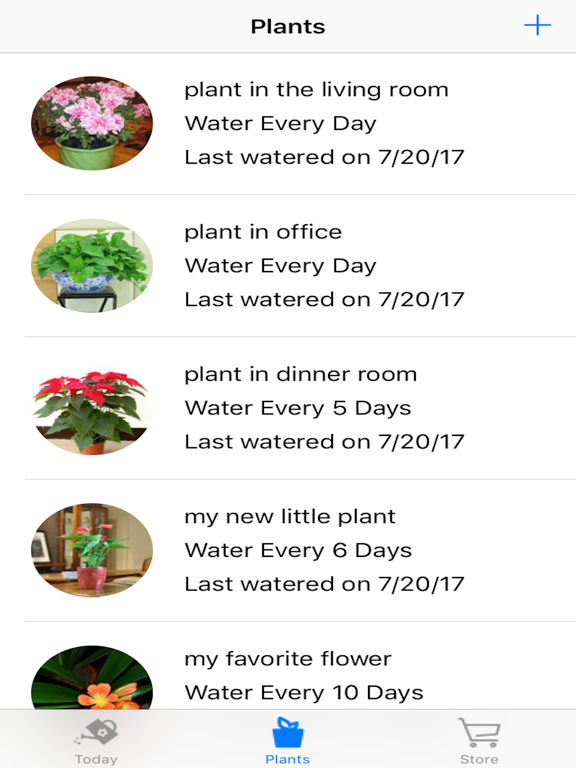 Plant Watering Reminder: Care For Indoor Plants iPad screenshot 1 - Utilities app