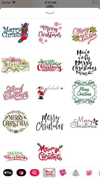 Merry Christmas Sticker Pack screenshot 3