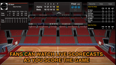 iScore Basketball Scorekeeper Screenshot 2
