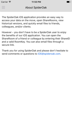 ‎SpiderOakONE Screenshot