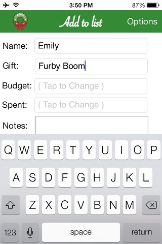 Christmas List screenshot 4