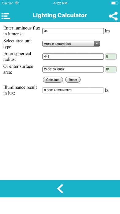 Lighting Calculation screenshot 3