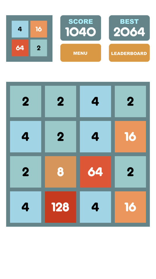 #3. 2048 Puzzle - Number Games (iOS) 由: Infinitous Games