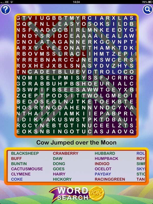Word Search 10K - the world's largest wordsearch! screenshot 5
