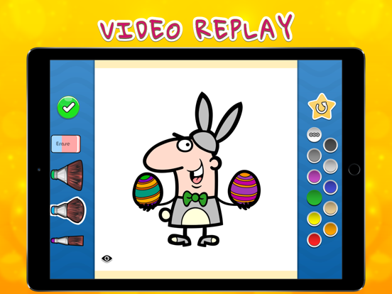 Coloring Your Easter iPad screenshot 2 - Entertainment app