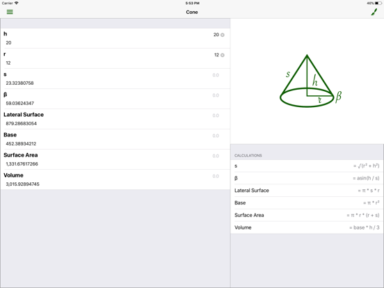 Screenshot #5 pour CalcThagoras Geometry Solver