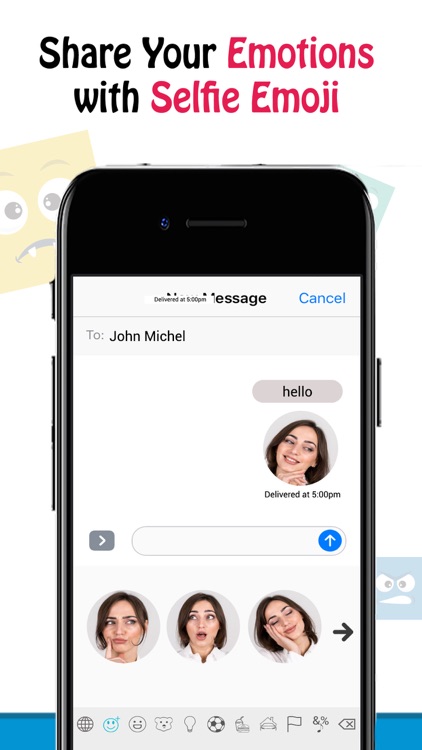 Selfie Emoji - Animated Gif