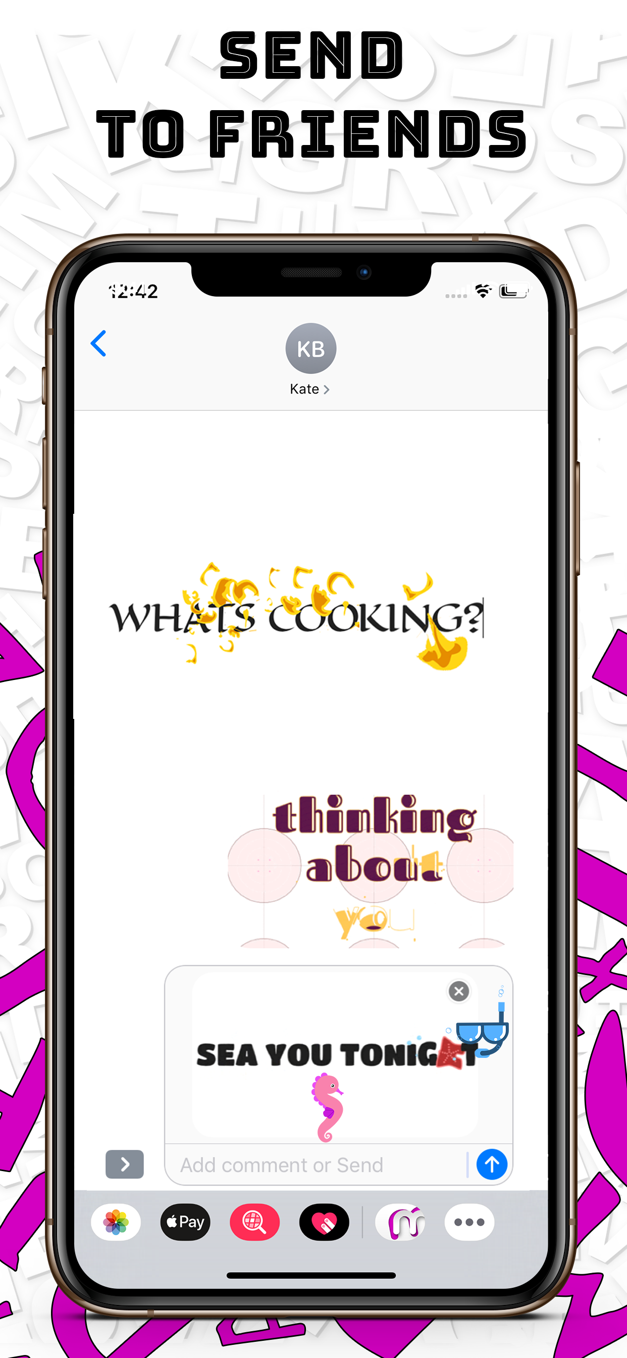 TA Animated Text Sticker Maker screenshot 5