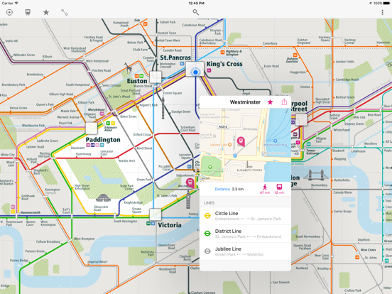 Screenshot #5 pour City Rail Map - Travel Offline