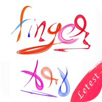 Fingertip Art  Name Art