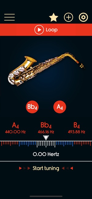 Saxophone Tuner