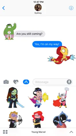 Game screenshot Marvel Stickers: Young Marvel mod apk