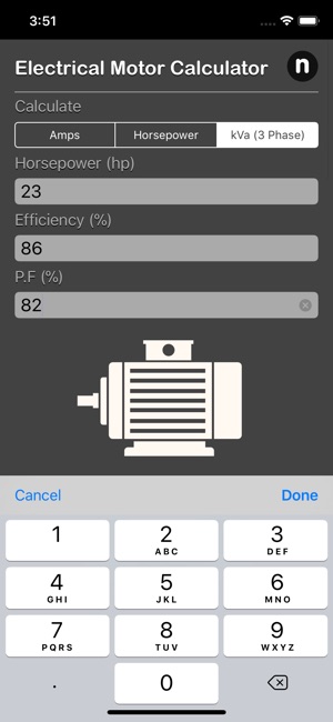 Electrical Motor Calculator(圖3)-速報App