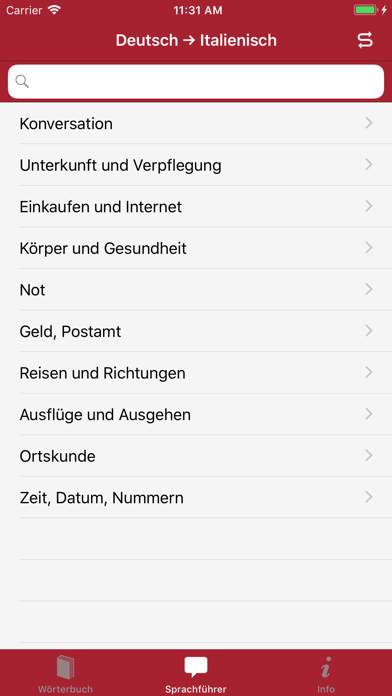 Accio: German-Italian Screenshot