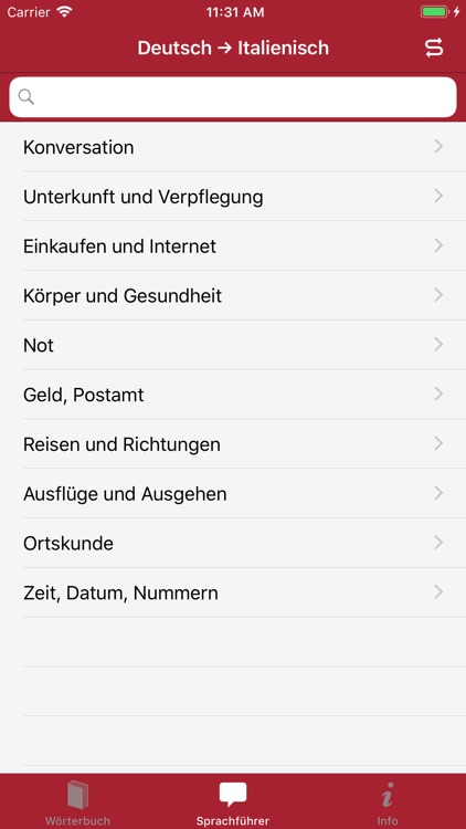 Accio: German-Italian
