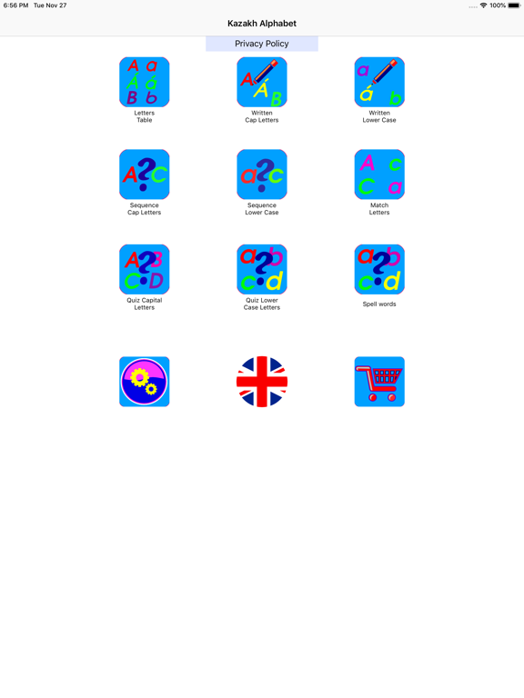 Screenshot #4 pour Kazakh Latin alphabet letters