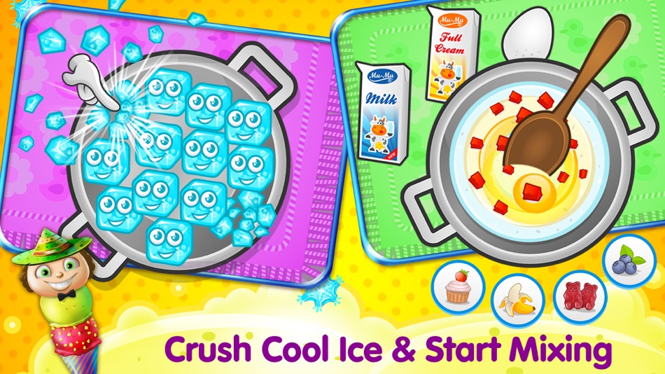 #2. Ice Cream D’Lite (iOS) 来自: Kids Fun Club by TabTale