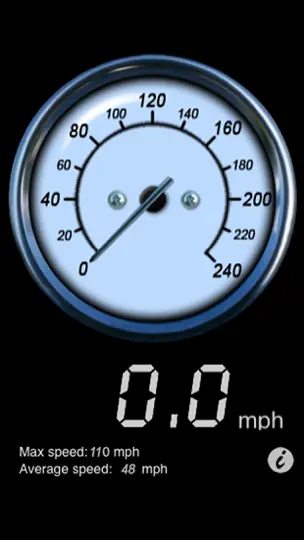 Screenshot von Tachometer Klassisch auf dem iPhone 3