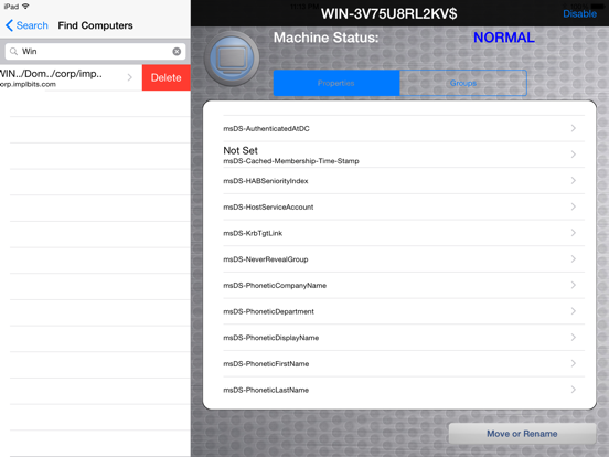 App screenshot