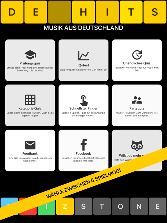 Deutsche Hits Musik-Quiz