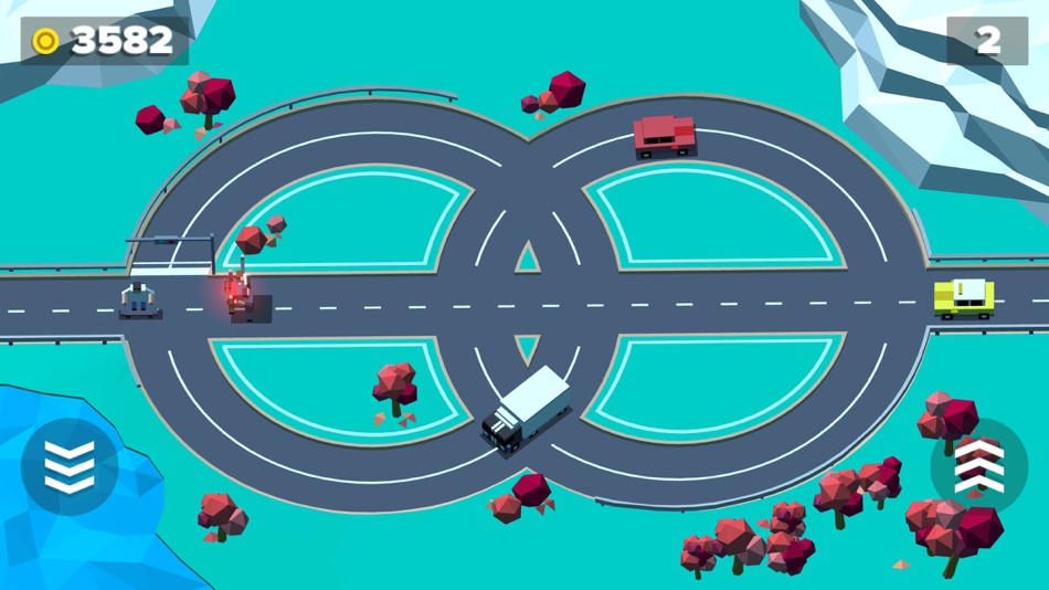 #3. Loop Drive 2 (iOS) Podle: Gameguru