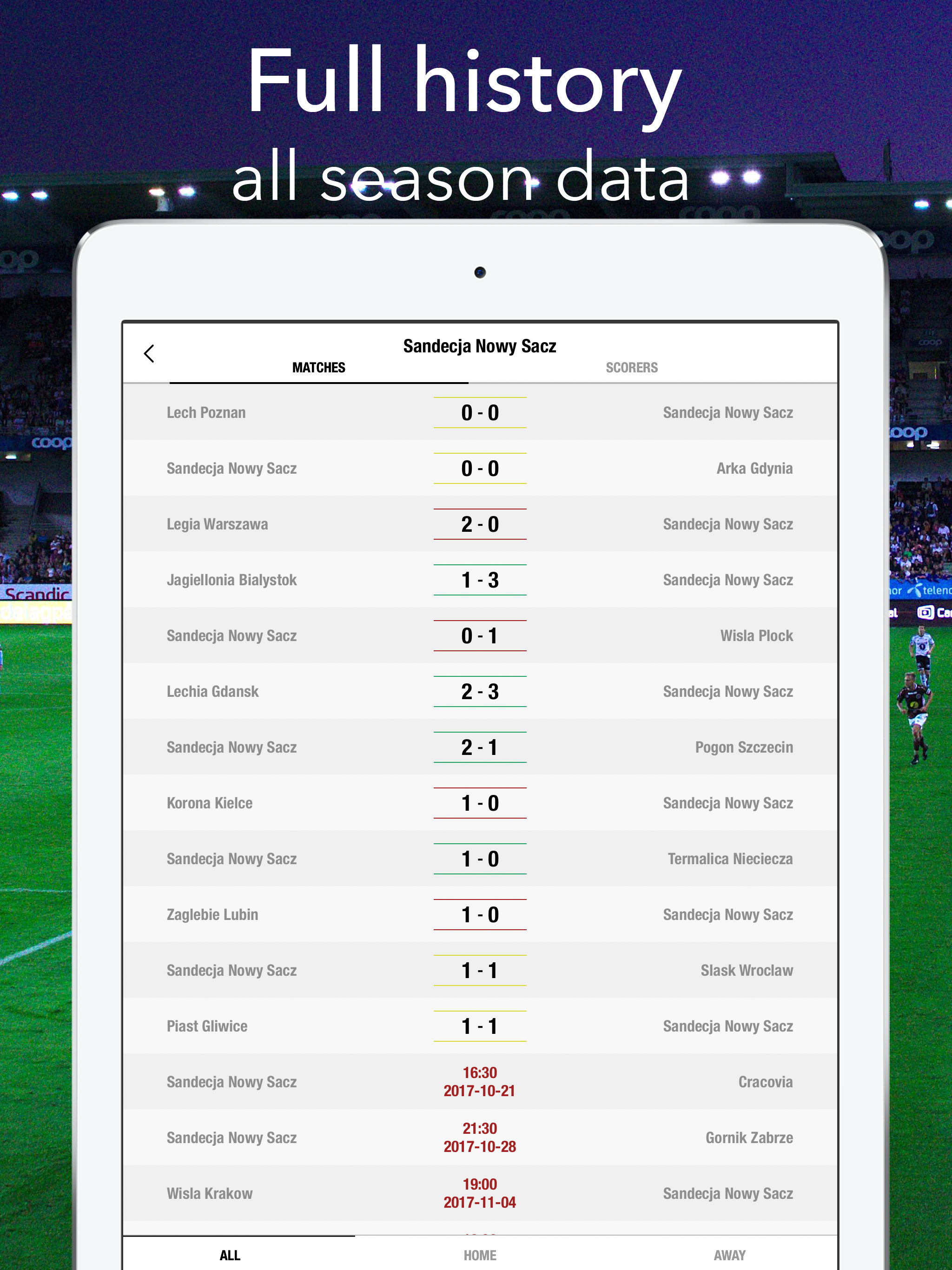Ekstraklasa Football Results screenshot 10