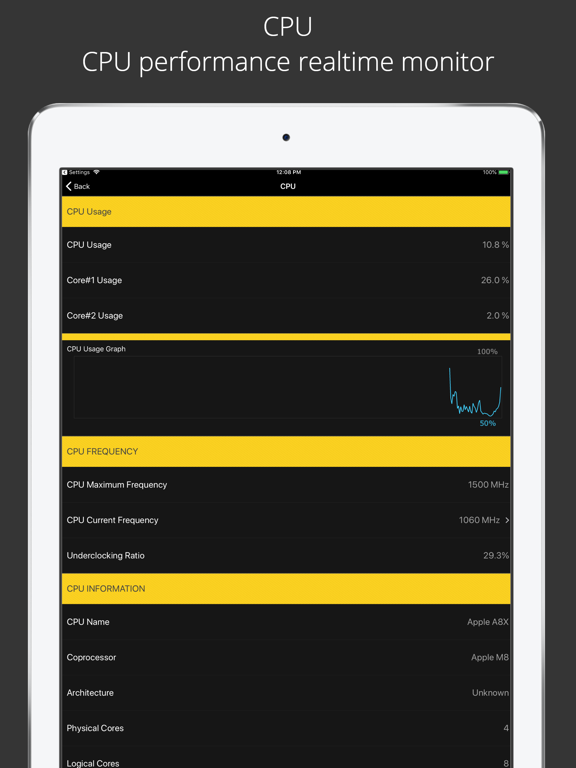 Screenshot #4 pour iDeviceMonitor -Info of device
