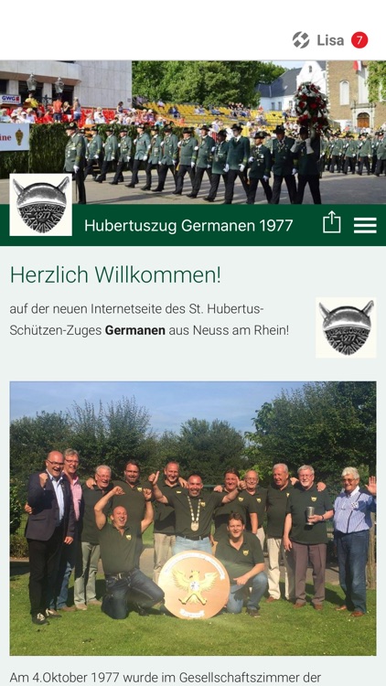 Hubertuszug Germanen