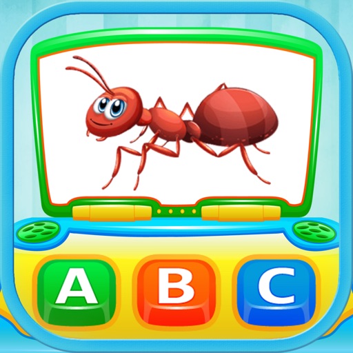 ABC Laptop: Learning Alphabet with Laptop Toy Kids iOS App